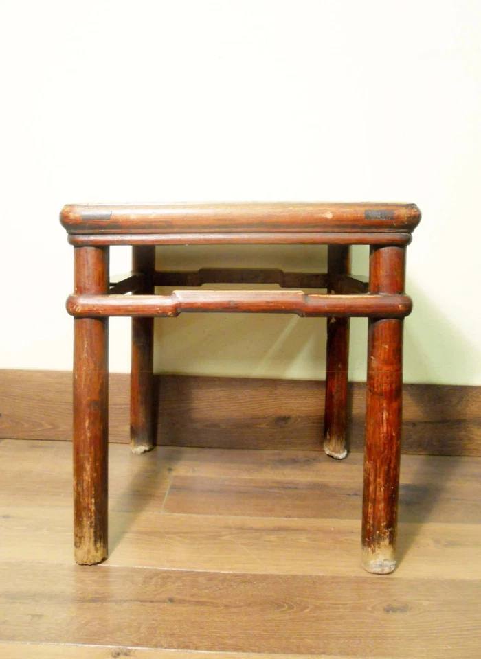 Antiguo banco de meditación chino Ming (5791), alrededor de 1800-1849 Foto 2 de 4