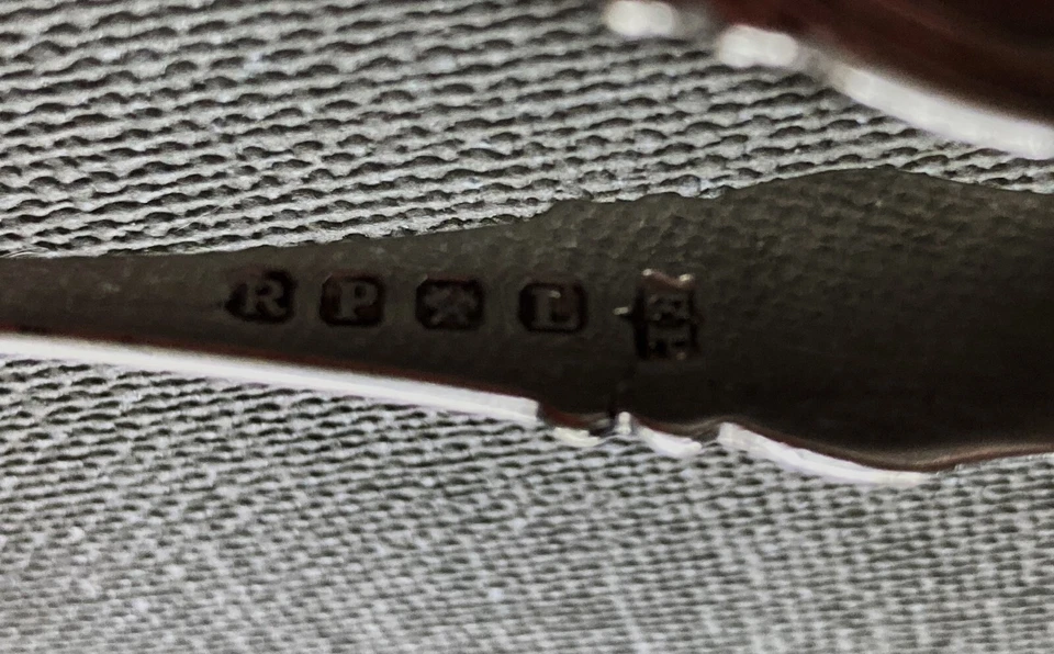 Антикварные щипцы для сахара "Eagle Talon" - с серебряным штемпелем - Изображение 3 из 3