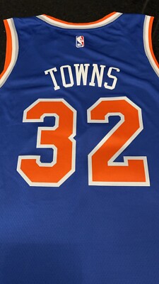 New York Knicks Karl-Anthony Towns #32 Nike 2025/26 Sponsor