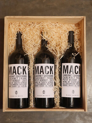 3 Fl. 2013er Muratie Wine Estate - Cuvee Mack Black On White - Magnum - OWC !!!!