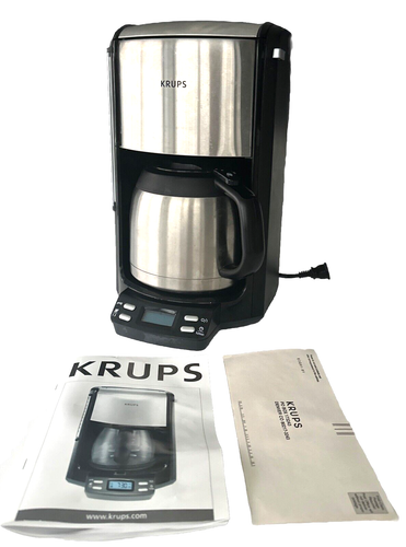 KRUPS FMF5 Programmable Coffee Maker w/Double Wall Thermal Carafe and LED cont.. - Picture 5 of 14
