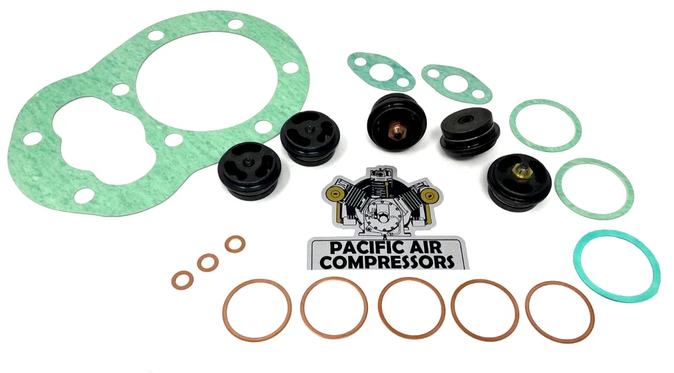 4813 SAYLOR BEALL MODEL 705 VALVE SET WITH GASKETS AIR COMPRESSOR PARTS
