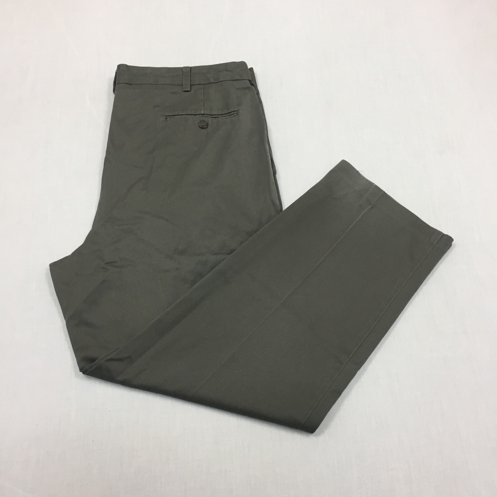 Pantalones chinos Dockers pantalones de algodón calce recto para hombre talla 40W 30L gris