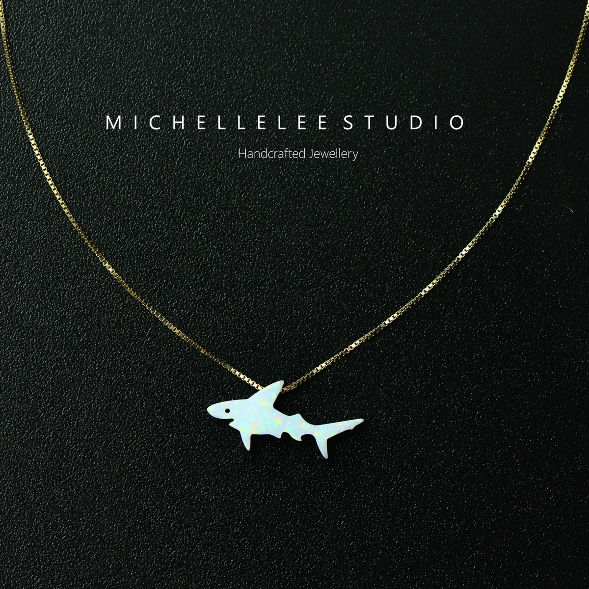 Shark opal necklace online