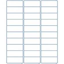 Labels 1" x 2 5/8" Premium Shipping Address Mailing Self Adhesive Labels 30 up