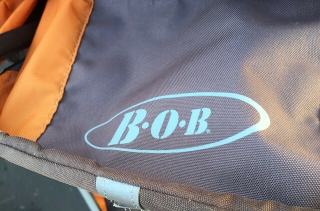 bob double jogging stroller orange