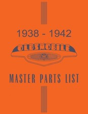 1938 1939 1940 1941 1942 Oldsmobile Parts Numbers Book List Guide Interchange