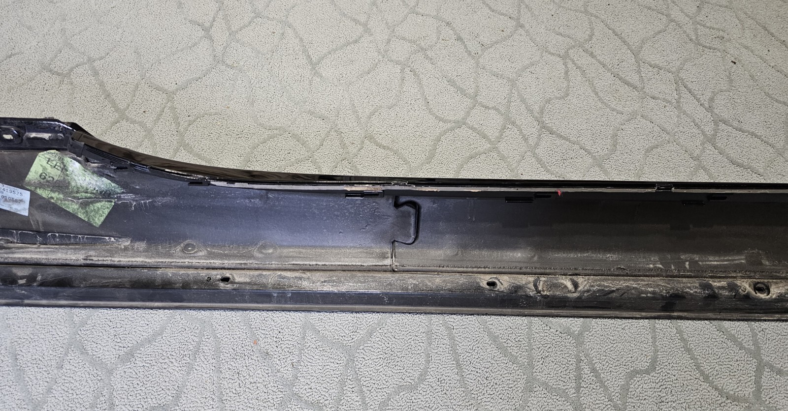 2011-2014 BENTLEY CONTINENTAL   LH DRIVER'S SIDE SKIRT ROCKER MOLDING BLACK
