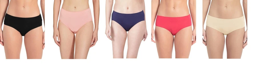 Jockey 1802 Women's High Coverage Micro Modal Elastane Stretch Mid Waist Hipster - Image 4 of 4