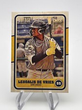 LEODALIS LEO DE VRIES 2025 ONYX VINTAGE BASEBALL BASE CARD PADRES PROSPECT