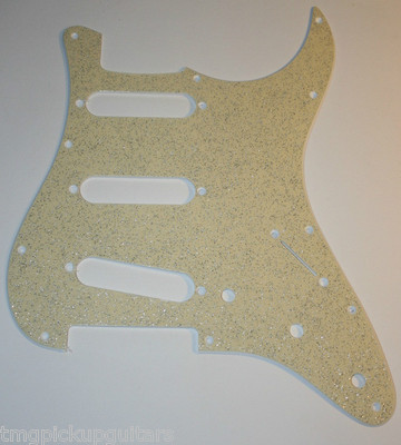 Scratchplate Pickguard sparkling gold 2 lagig 11 Bohrlöcher ST-213-SGD 