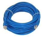 50ft Cat5E Ethernet RJ45 Patch Cable  Stranded  Snagless Booted  BLUE