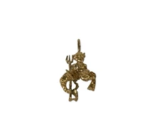 Aquarius Zodiac Astrological Sign Charm Necklace Gold Color Pendant No Chain New