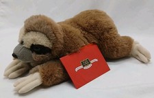 FAO Schwarz Adopt a Pets 15" Sloth Stuffed Animal Plush NWT With Papers