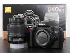 Nikon Camera D40 Kit Dslr 18-55 With Original Lens Case