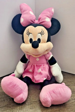 Disney Minnie Mouse Plush   18" Pink Dress   Just Play LLC   Tags Attached