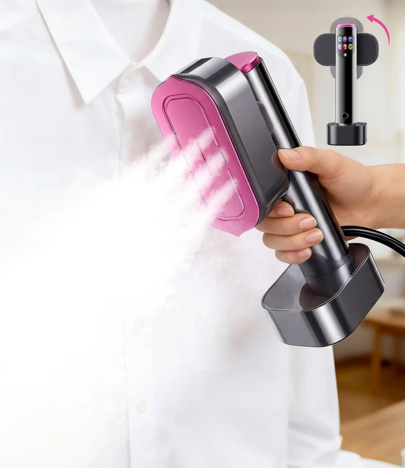 Travel steamer for Clothes,Portable Handheld Clothing Steamer,mini steam iron...
