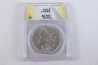 NobleSpirit Morgan SILVER Dollar 1901 ANACS AU 55 details KEY DATE