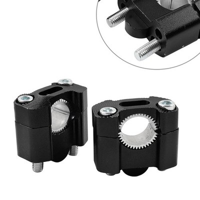 HandleBar Fat Bar Mount Clamps Risers Adaptor 7/8 to 11/8 Dirt Pit Bike ATV