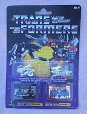 Hasbro E5658 Transformers G1 Reissue 1.8in Ravage & Rumble Figures