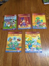 Lot of 5 Leap Frog Leap Reader Early Reading Series Contanants  Short Vowels