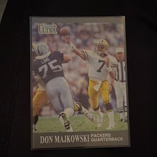 Vintage Football Card-1991 Fleer Ultra Don Majkowski #175 Green Bay Packers NFL