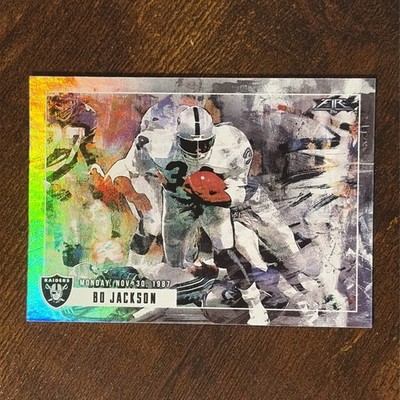 2015 Topps Fire Transcendent Touchdowns Bo Jackson #TT-BJ Insert Raiders