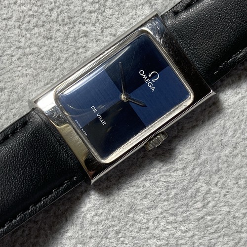 Vintage 1972 OMEGA DeVille Cal.485 Blue dial Unisex / OH, Serviced - Picture 17 of 19