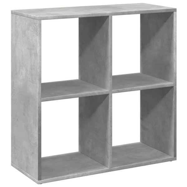 Raumteiler BüCherregal Betongrau 69,5X29X69,5 Cm Holzwerkstoff-image