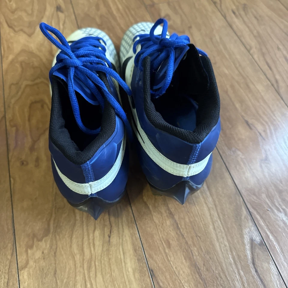 Nike Mens Vapor Edge Elite 360 2 Football Cleats DA5457-414 Blue White Size 7.5 - Image 2 of 4