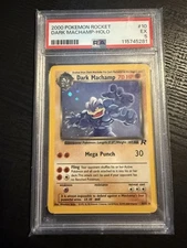 2000 Pokemon Rocket #10 Dark Machamp Holo PSA 5