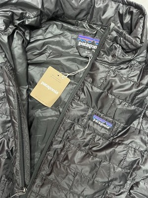 Happiness Patagonia Nano Puff Vest ~ Men's Small $189.00 Black 84242 Hiking