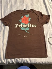 Primitive T-Shirt Large Brown Rose NWT