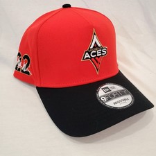 Las Vegas Aces 9FORTY Red Snapback Trucker Hat Cap WNBA A'ja Wilson 22 😁