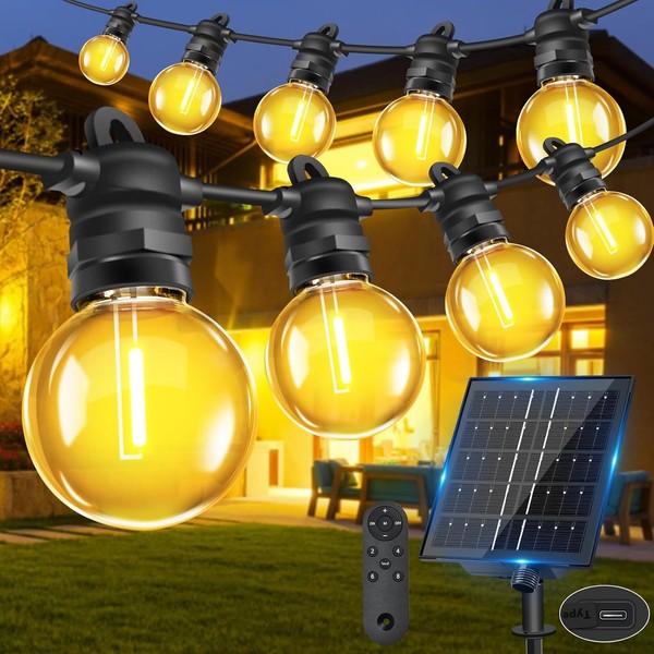 Solar Lichterkette AußEn 15M 25 2 G40 8 Modi-image