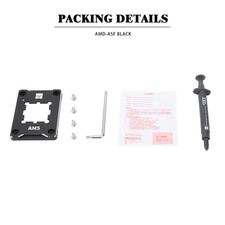 Asf-Black AM5 CPU Holder, Corrective Anti-Bending Fixing Frame, Full-Fit Fixe...