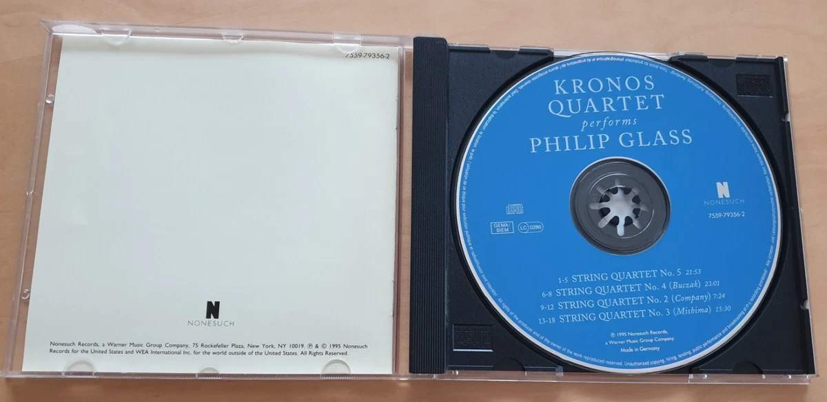 Kronos Quartet Performs Philip Glass by The Kronos Quartet (CD, 1995)