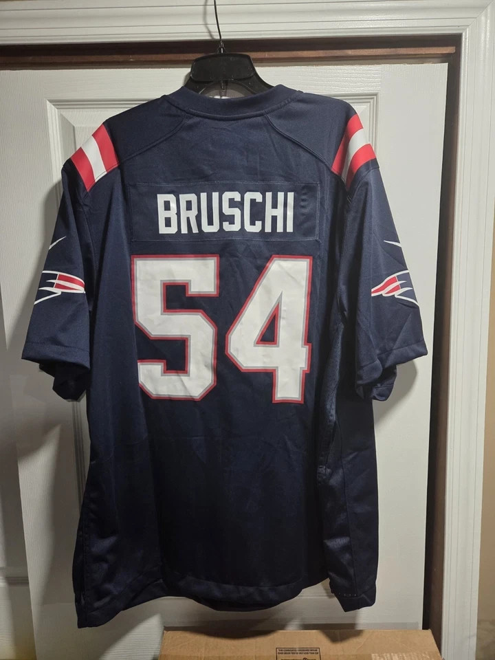 New England Patriots Tedy Bruschi #54 Nike Official NFL Retired