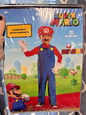 New Super Mario Bros. Mario Halloween Costume Toddler Boy Size 3T-4T by Disguise