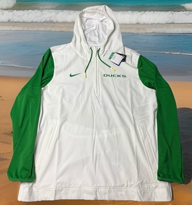 NIKE OREGON DUCKS XL TEAM ISSUE ON FIELD JACKET MENS FOOTBALL HJ8541-100