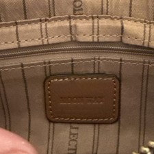 Designer Luxury Women'Ss Bags Shoulder Purse Handbag-Brown Gold Accents-Vtg Styl 11