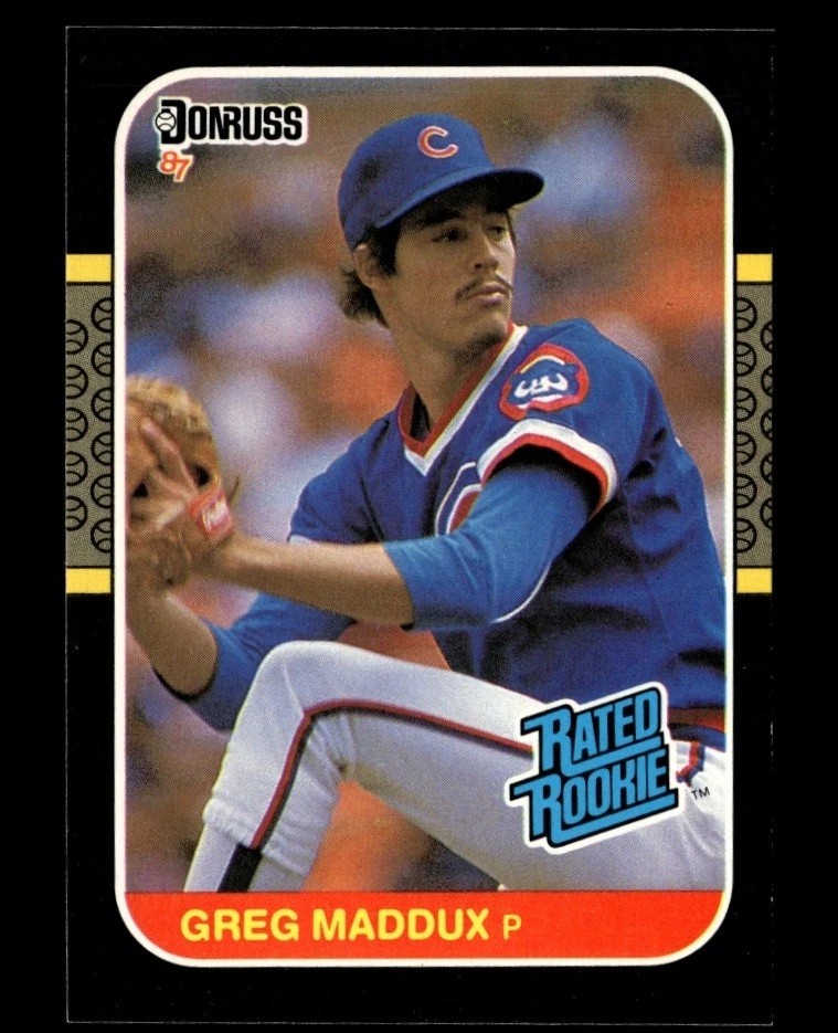 Leaf Greg Maddux Rookie Baseball Sports Trading Cards