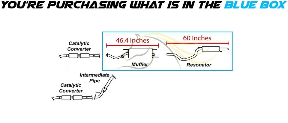 Kit de sistema de acero inoxidable para: 98-05 Lexus Lx 470 98-06 Toyota Landcruiser Foto 3 de 4