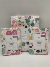 Pottery Barn Kids Sasha's Flower Garden Full Queen Duvet 2 Standard Shams H41G