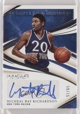 2019 Panini Immaculate Heralded Signatures 59/75 Micheal Ray Richardson Auto 6fs