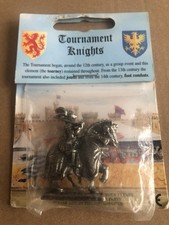 West Air Pewter Figures Jousting Knight On Horse