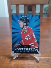 2018-19 Upper Deck - Fluorescence Dylan Sikura #F-35 Blue /50 (RC)