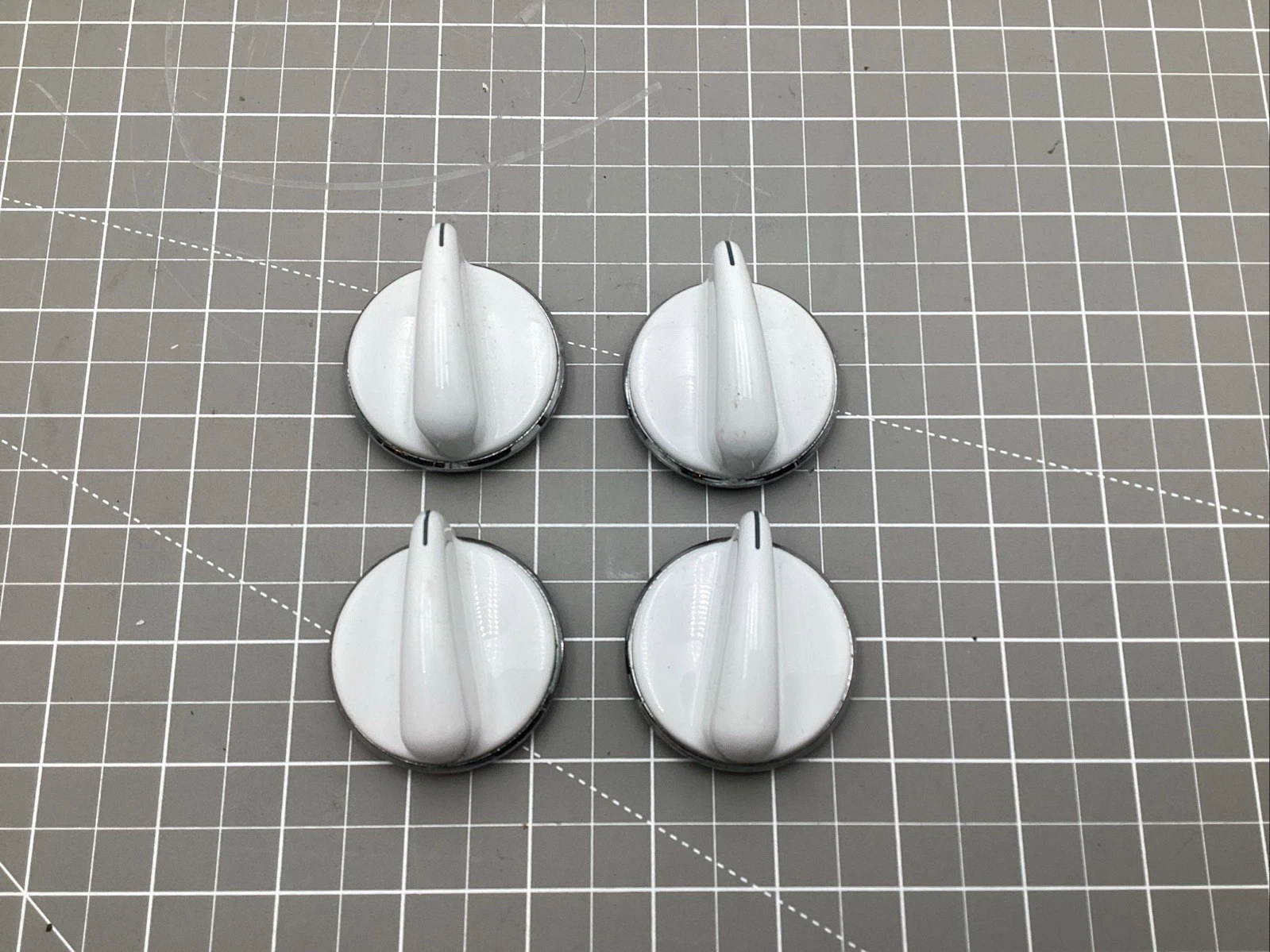 WH01X10107- Genuine GE Washer Control Knob White (Set of 4) *FREE SHIPPING*