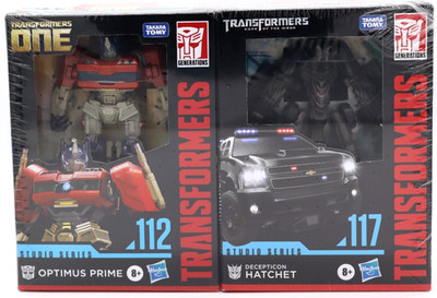 Hasbro Transformers Studio Series Optimus Prime 112 & Hatchet 117 Action Figures