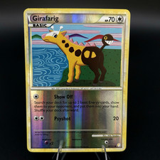 Girafarig 64/123 Reverse Holo HeartGold & SoulSilver Pokemon Card